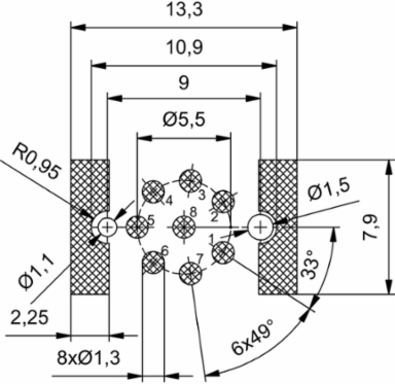 SAIE-M8B-8S-H10SMT