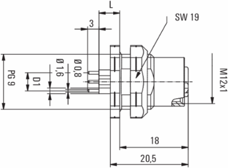 SAIE-M12BB-4-H5.5TL-PG9