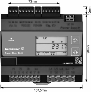 ENERGY METER D650