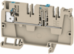 Modular Distribution Terminal, 4 mm2, 250 V, 20 A, Dark Beige