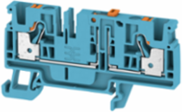 Test-Disconnect Terminal Block, 4 mm2, 500 V, 24 A, Blue
