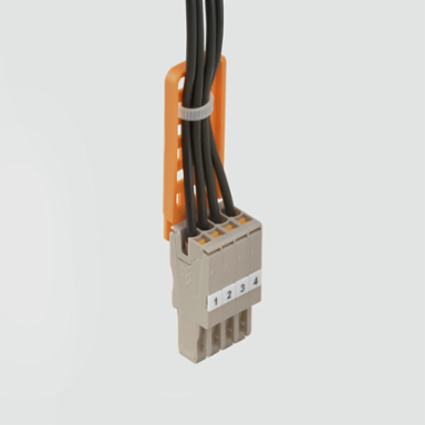 Klippon Connect Strain Relief Terminal Block, 0.31 Inch Height, Orange