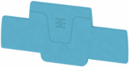 A-Series End Plate, 37.9 mm Depth, 82 mm Height, 2 mm Width, Blue