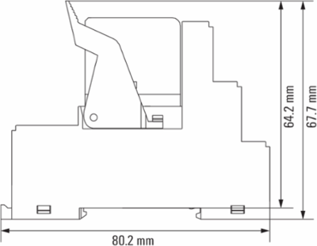 DRI Relay Module, 2 CO Contacts, 24V DC, 5A Continuous Current, 15.8mm Width