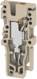 Plug, 1.5 mm2, 500 V, 17.5 A, Dark Beige, PUSH IN Technology
