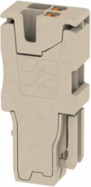 APG 1.5/2 Plug, 1.5 mm2, 500 V, 17.5 A, Dark Beige, 0.276 Inch Width