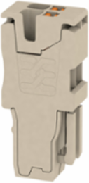 APG 1.5/2 Plug, 1.5 mm2, 500 V, 17.5 A, Dark Beige, 0.276 Inch Width