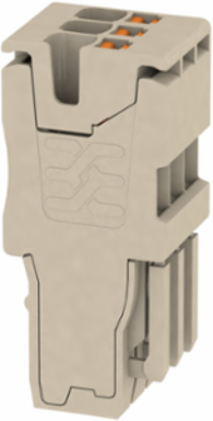 APG Plug, 1.5 mm2, 500 V, 17.5 A, Dark Beige