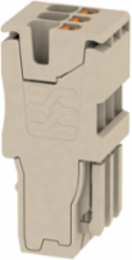 APG Plug, 1.5 mm2, 500 V, 17.5 A, Dark Beige