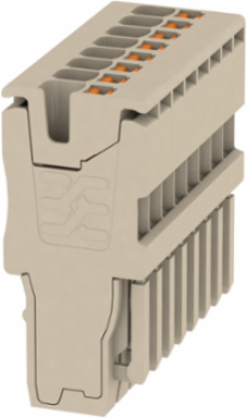 APG Plug, 1.5 mm2, 500 V, 17.5 A, Dark Beige