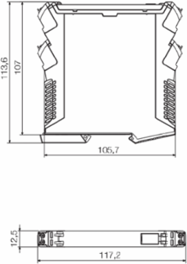 Signal Distributor, 0(4)-20 mA Input, 2 x 4-20 mA Output, 157 g