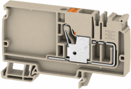 PUSH IN Supply Terminal 10 mm2 800 V 57 A Dark Beige