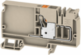 PUSH IN Supply Terminal 10 mm2 800 V 57 A Dark Beige