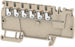 Modular Distribution Terminal Block, PUSH IN, 1.5 mm2, 500 V, 17.5 A
