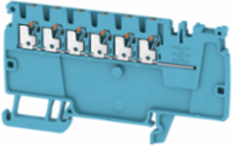 Modular Push-In Terminal Block, 1.5 mm2, 17.5 A, 500 V, Blue