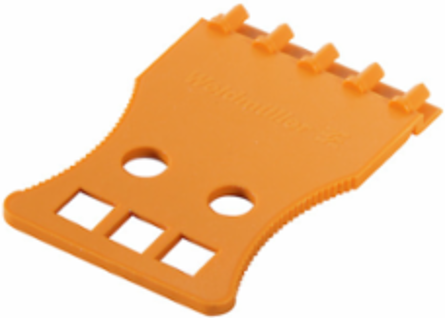 PCB Plug-in Connector, 6 Poles, Orange, 1.457 Inch Depth, 0.976 Inch Width