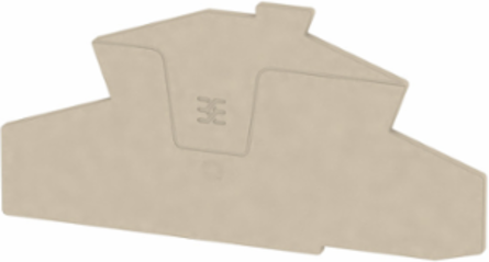 A-series End Plate, Width 2.1 mm, Height 4.435 Inch, Depth 2.232 Inch