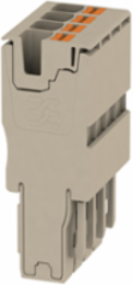 APG Plug 4 mm2, 690 V, 32 A, Dark Beige