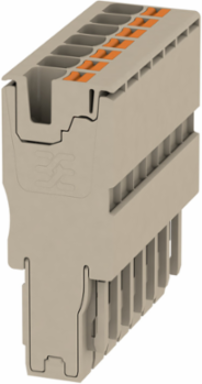 APG Push In Plug, 4 mm2, 690 V, 32 A, Dark Beige