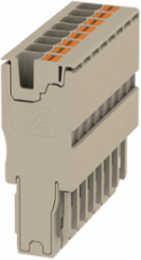 APG 4 mm2 Plug, 690 V, 32 A, Dark Beige, 2.006 Inch Depth