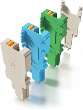 Plugs APG 4 R GN, 4 mm2, 690 V, 32 A, Green, PUSH IN Technology