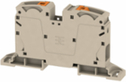 PUSH IN Terminal Block 35 mm2, 1000 V, 125 A, Dark Beige