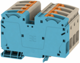 PUSH IN Terminal Block 35 mm2, 1000 V, 125 A, 8 Connections, 2.815 Inch Depth
