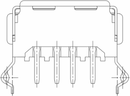 USB2.0A T1H 2.5N4 TY BK