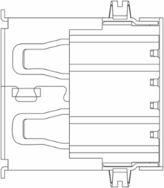 USB2.0A T1H 2.5N4 TY BK