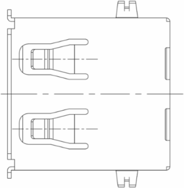 USB2.0A T1H 2.5N4 TY BK