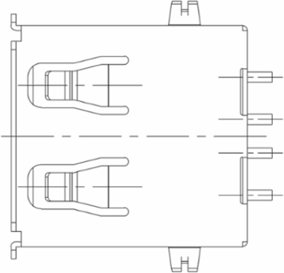 USB2.0A S1H 1.4N4 TY BK