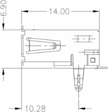 USB2.0A S1H 1.4N4 TY BK