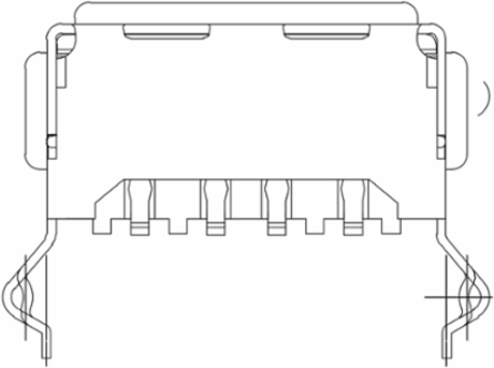 USB2.0A S1H 1.4N4 TY BK