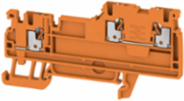 PUSH IN Terminal Block, 1.5 mm2, 3 Connections, 250 V, 13.5 A, Orange