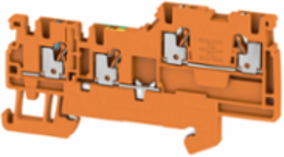 PUSH IN Terminal Block 1.5 mm2, 250 V, 13.5 A, Orange