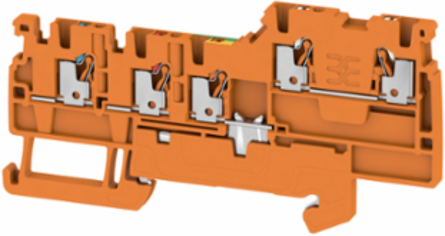 Klippon Connect PUSH IN Terminal Block - 1.5 mm2, 250 V, 13.5 A, Orange