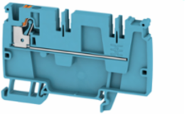 PUSH IN Modular Distribution Terminal 4 mm2, 250 V, 32 A, Blue