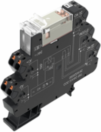 TERMSERIES Relay Module, 1 CO Contact, 16 A, 24 V UC, 12.8 mm Wide