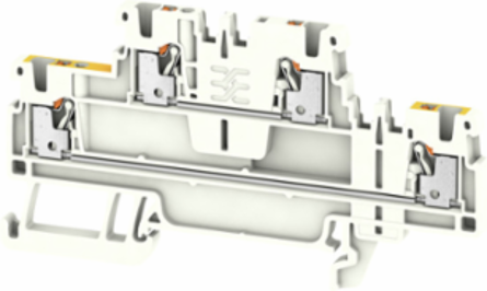 PUSH IN Terminal Block, 1.5 mm2, 17.5 A, Height 2.165 Inch