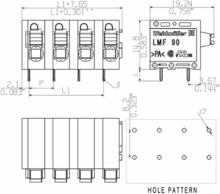 LMF 7.50/06/90 3.5SN OR BX