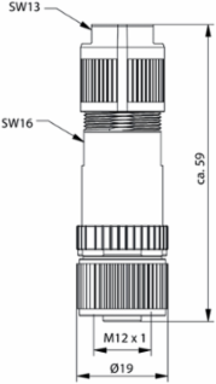 SAIBP-M-5B-4/8-M12