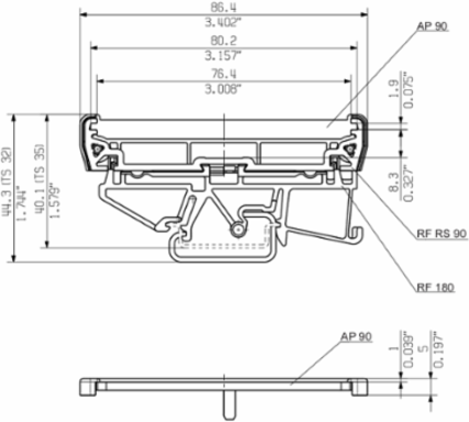 PF RS 90 OR 2000MM
