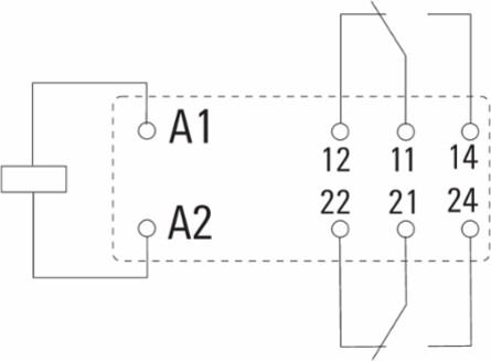 Relay Module 2 CO Contacts, 24 V DC, 8 A, 12.7 mm Width