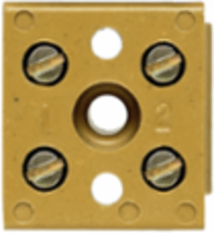 Multipin Terminal Strip, 4 mm2 Rated Cross-Section, Screw Connection, Direct Mounting