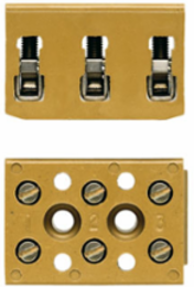 Multipin Terminal Strip 4 mm2, 6 Connections, Screw Connection