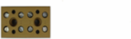 BK 4/E Multipin Terminal Strip, 4 mm2, 8 Connections, 22 mm Width