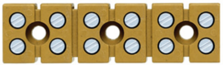 MK 3/6/E Multipin Terminal Strip, 2.5 mm2, 12 Connections, 24 A Rated Current