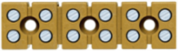 MK 3/6/E Multipin Terminal Strip, 2.5 mm2, 12 Connections, 24 A Rated Current