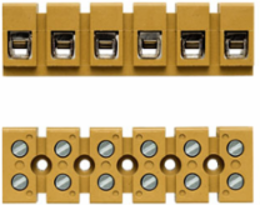 MK 6/6/E Multipin Terminal Strip, 6 mm2 Rated Cross-Section, Screw Connection