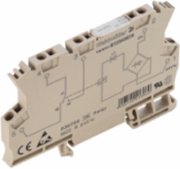 MCZ Series 24V DC Relay Module, 1 CO Contact, 6 A Current, 6.1 mm Width